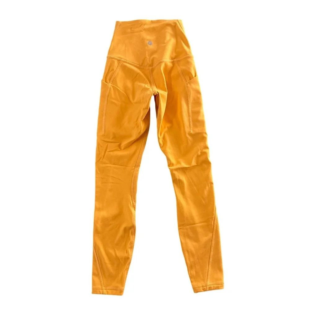 Lululemon Align High‎ Waist Pocket Leggings Golden Ochre Size Medium